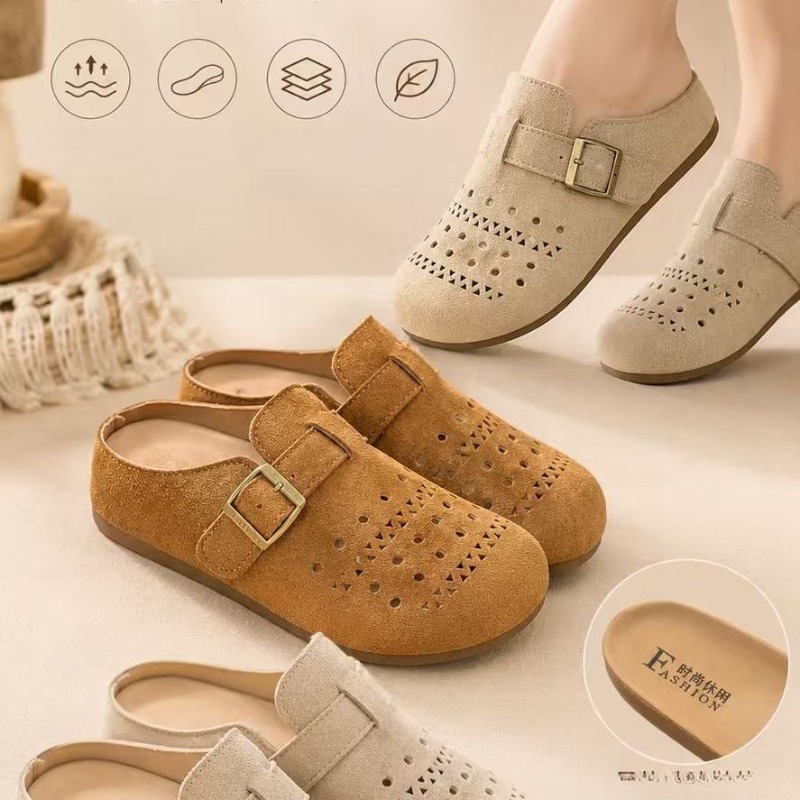 Men Shoes On - Women's Summer Thick Bottom Slip-On Sandals