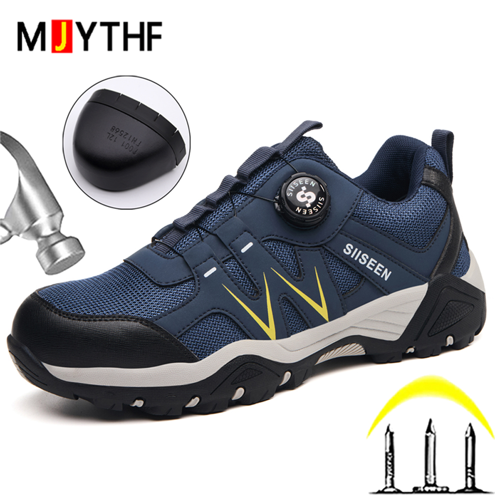 Work Boot Steel Toe - Men's High Quality Safety Shoes Work