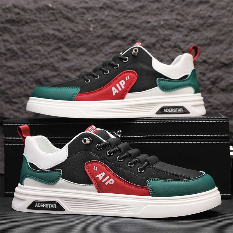 Men'S Shoes For Tennis - Increases Height With Lacing Outdoor Sneakers