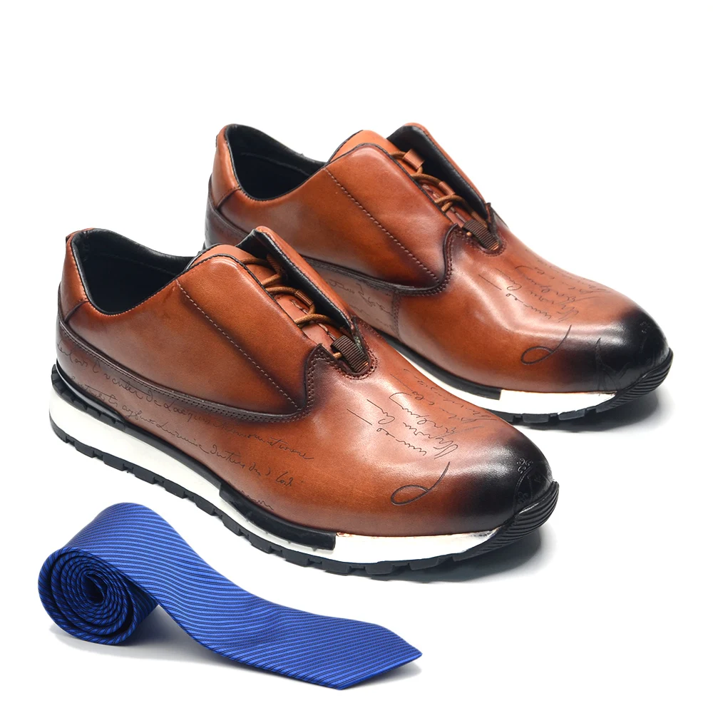 Men Shoes Boss - Classic Brand Designer Business Casual Sneaker