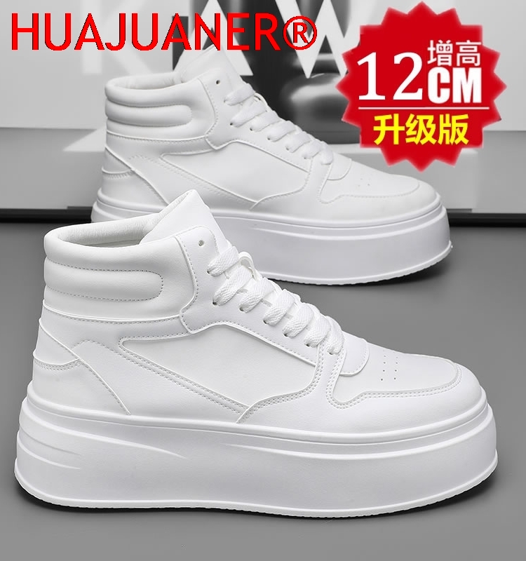Men'S Shoes Dockers - High-top Men's Inner Heightening Shoes Leather