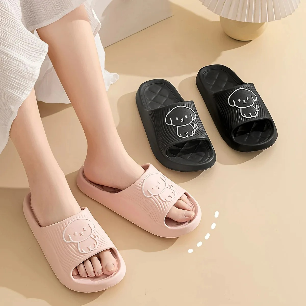 Cute Carton Slippers Bathroom  - Flip Flop Beach Men recension och pris