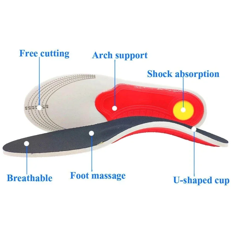 NEW EVA Orthopedic Insoles for - Men'S Shoes Plantar Fasciitis recension och pris