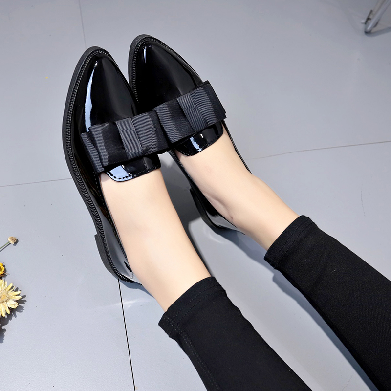 Black/ Wine Red Patent Leather - Dress Shoe Pointed recension och pris