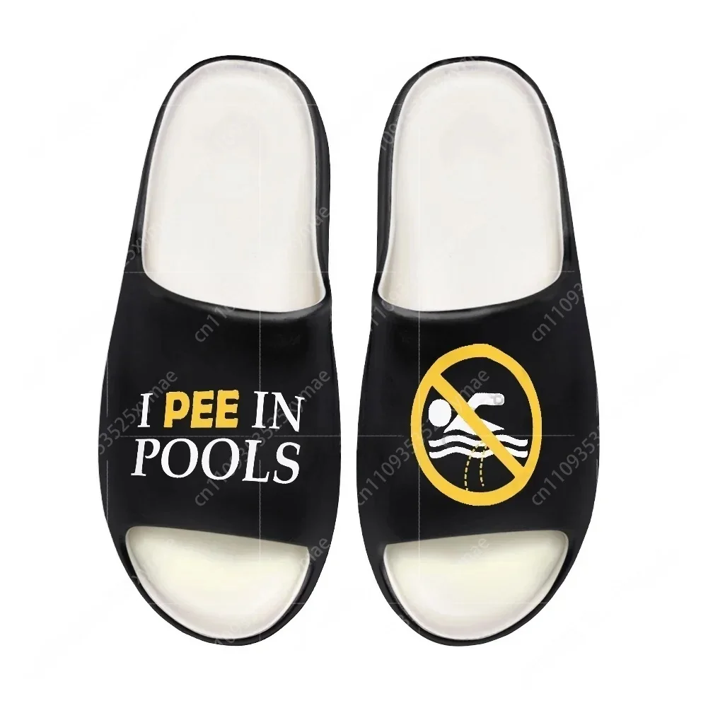 I Pee in Pools Soft Sole Sllip - Men Shoes On recension och pris