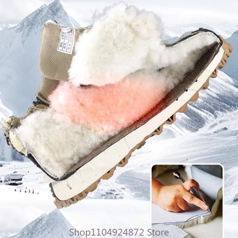 Winter Warm Wool Cotton Shoes  - Men'S Shoes Dockers recension och pris