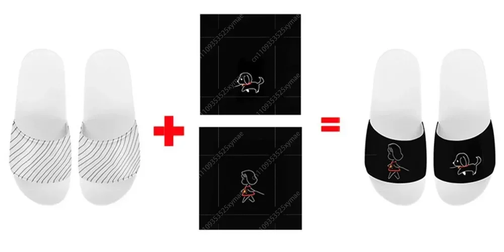 men Custom Pattern Slippers Ge - Flip Flop Beach Men recension och pris