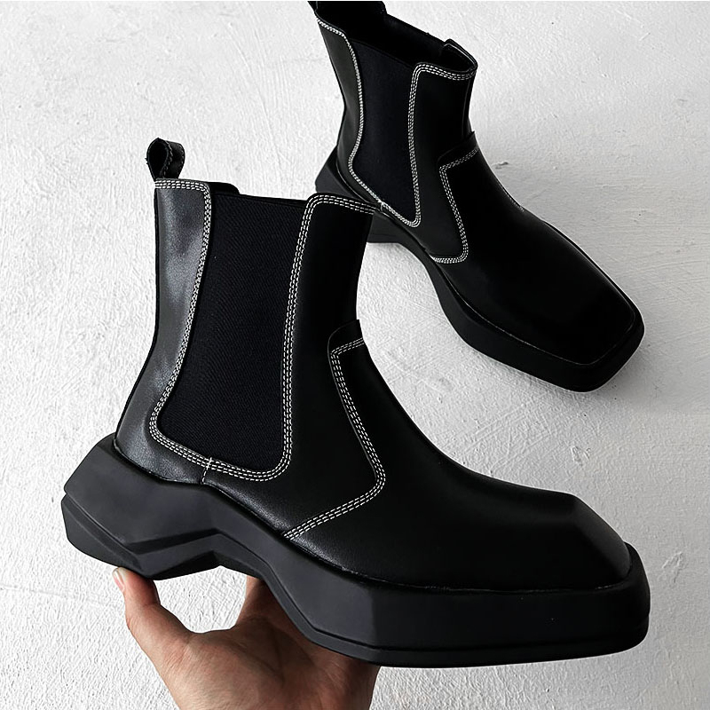 mens fashion chelsea boots bra - Men Shoes White Colour recension och pris