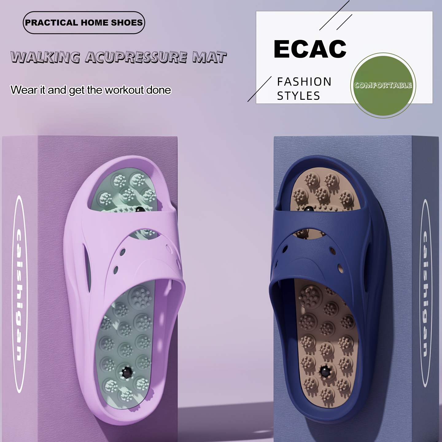 Women Men EVA Massage Slippers - Men Shoes On recension och pris