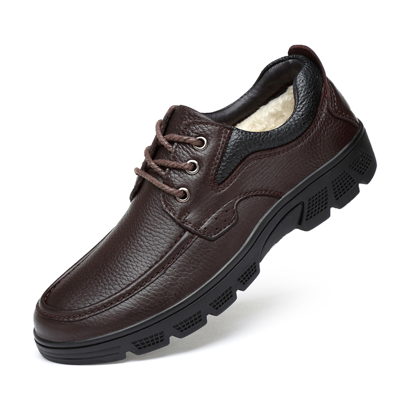 Autumn Winter Genuine Men's Le - Men Shoes Boss recension och pris