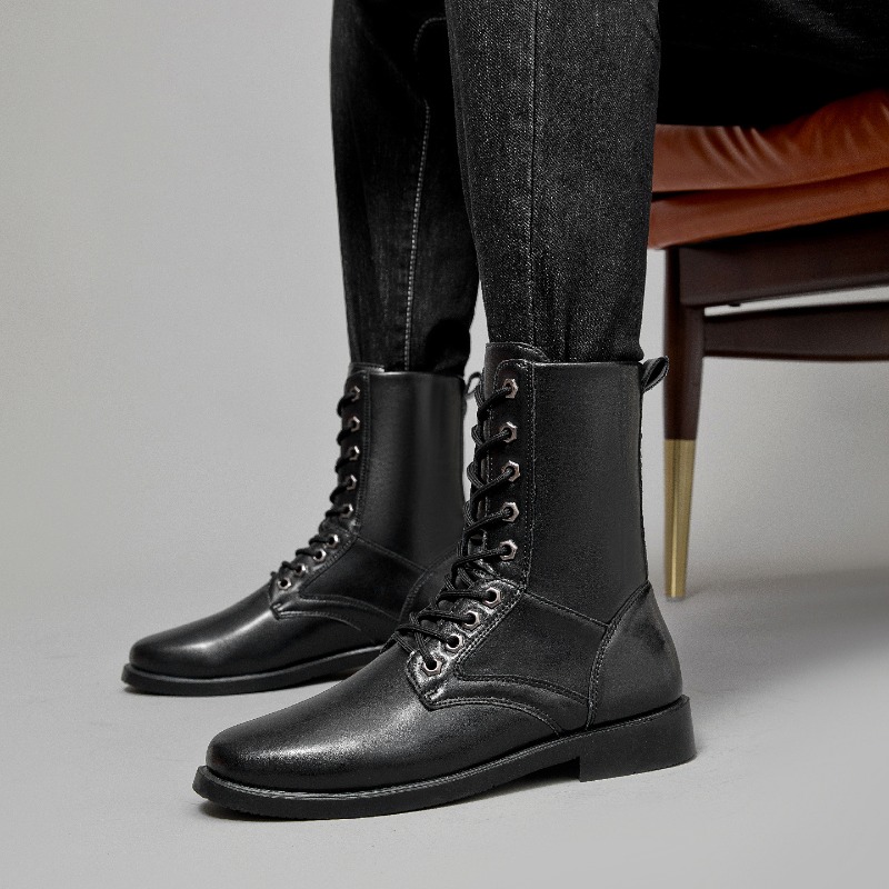 High-top Leather Boots Outdoor - Men'S Shoes Hiking recension och pris