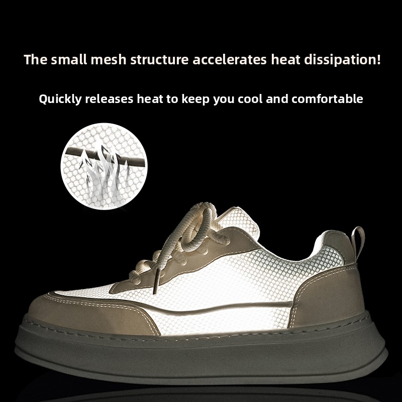 Men's Breathable Mesh Platform - Men Shoes Eu To Us recension och pris