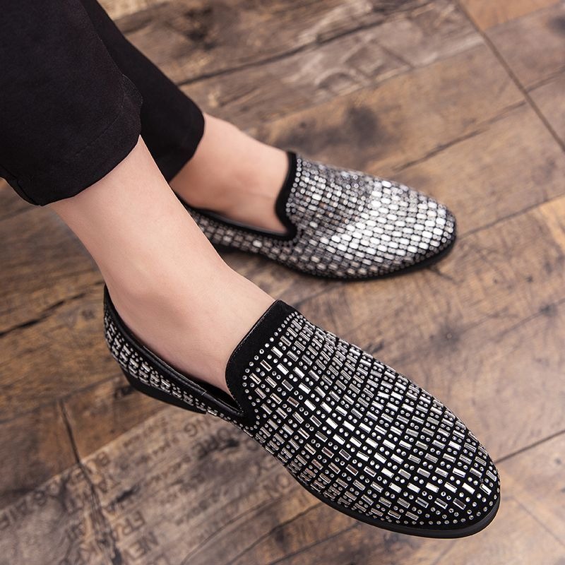 rhinestone party dress shoes f - Men'S Shoes Drivers recension och pris