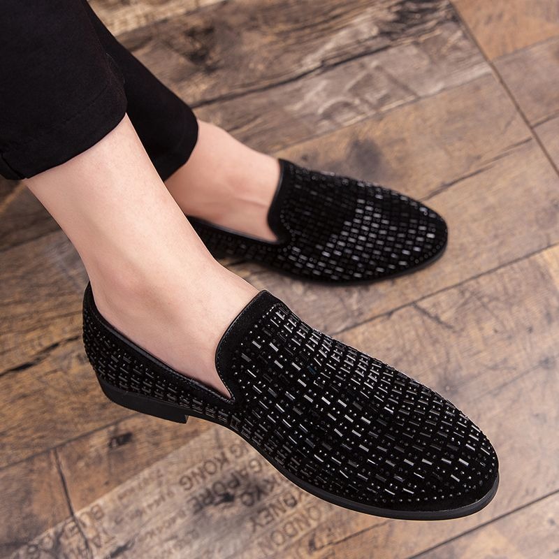 rhinestone party dress shoes f - Men'S Shoes Drivers recension och pris