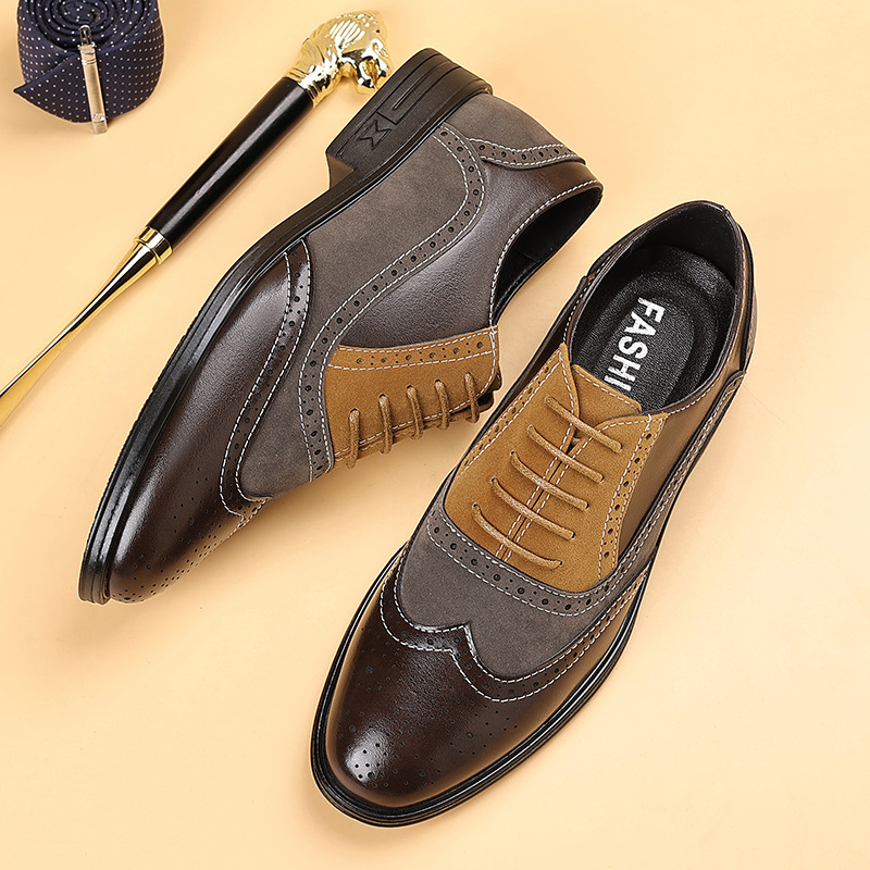 Luxury Men Dress Shoes Retro B - Men Shoes Boss recension och pris
