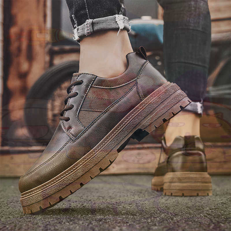 Dark Natural Leather Fashion T - Men Shoes Eu To Us recension och pris
