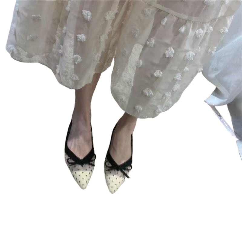 2026 Summer New Polka Dot Sing - Dress Shoe Pointed recension och pris