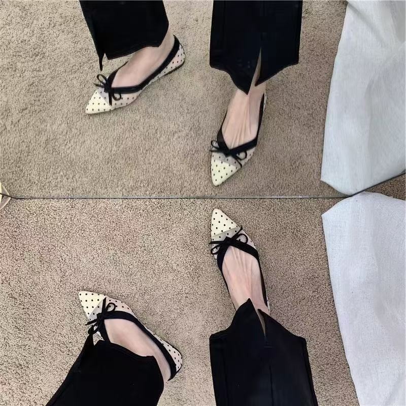 2026 Summer New Polka Dot Sing - Dress Shoe Pointed recension och pris