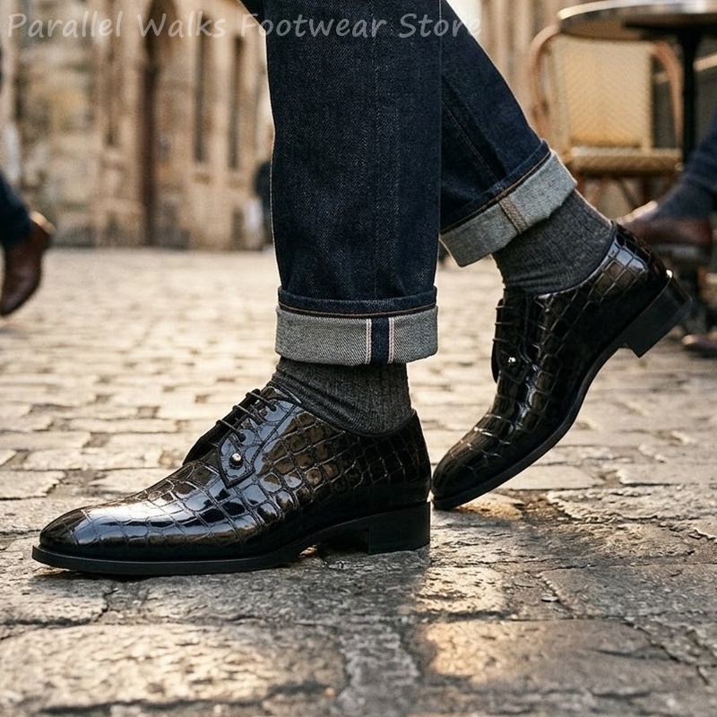 Men Patent Leather Oxford Shoe - Men Shoes For Wedding recension och pris