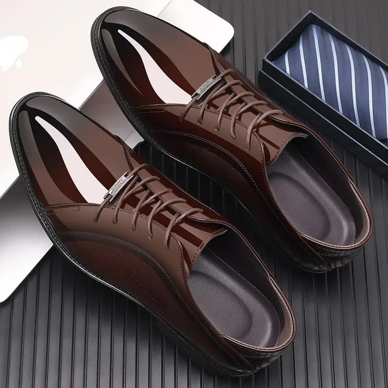 Bright Upper Black Social Shoe - Men Shoes Clearance recension och pris
