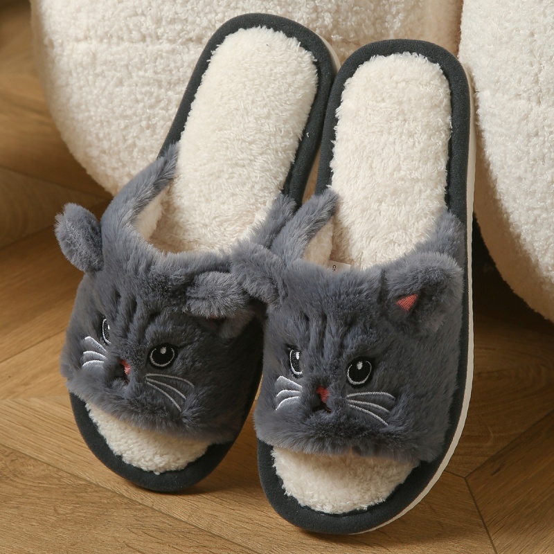 Cute Cat Plush Flip Flops For  - Flip Flop Beach Men recension och pris