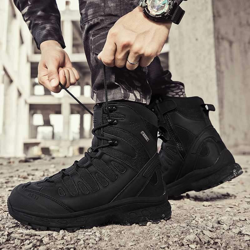 New Men Tactical Boots Militar - Men'S Shoes Hiking recension och pris