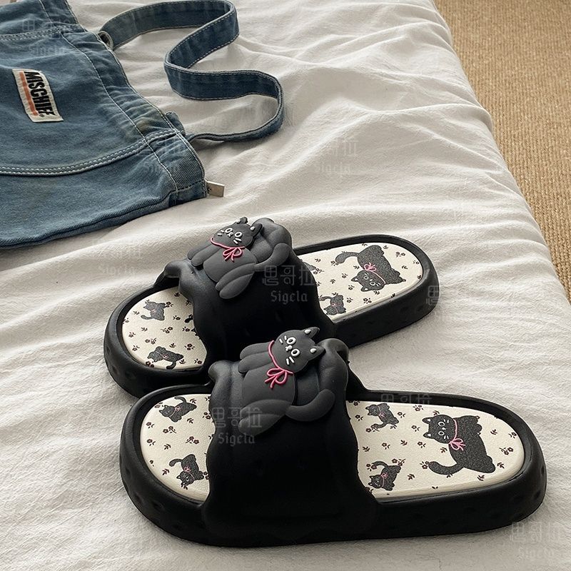 Printting Cute Bear Women Slip - Flip Flop Beach Men recension och pris