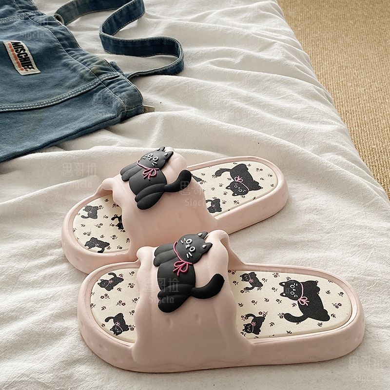 Printting Cute Bear Women Slip - Flip Flop Beach Men recension och pris