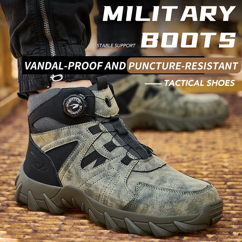 New Men's Safety Boots Work Bo - Work Boot Steel Toe recension och pris