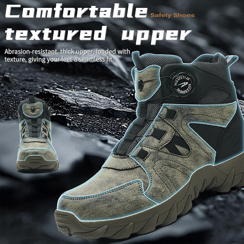 New Men's Safety Boots Work Bo - Work Boot Steel Toe recension och pris
