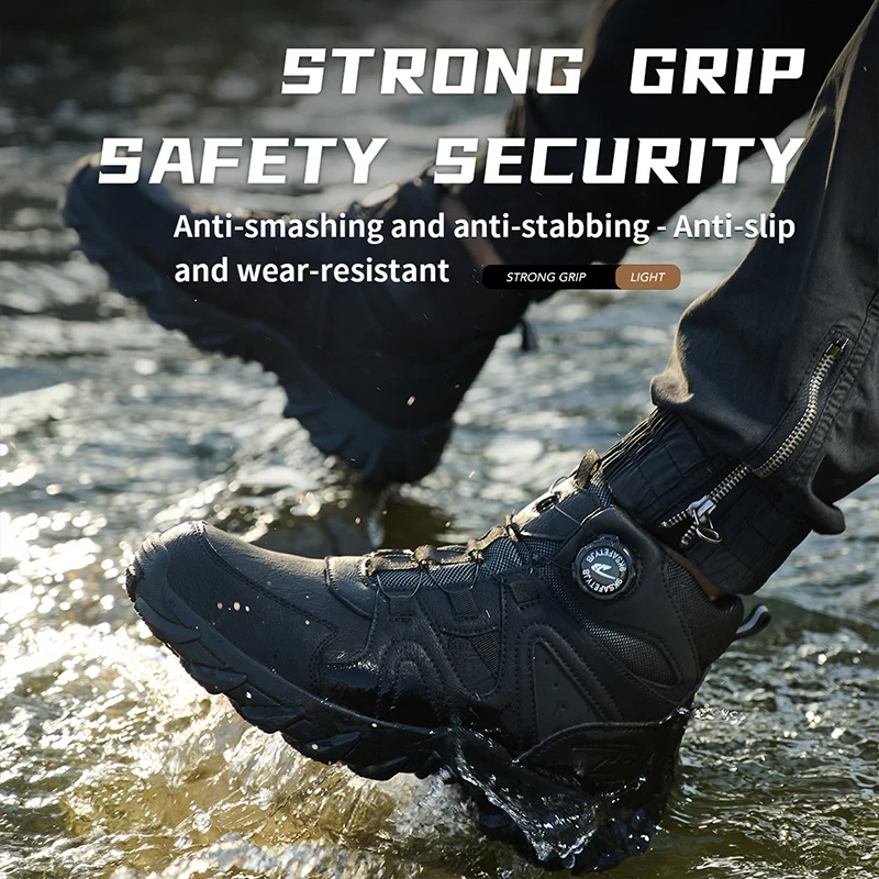New Men's Safety Boots Work Bo - Work Boot Steel Toe recension och pris