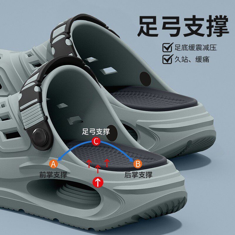 Thick-soled hole shoes men's 2 - Men'S Shoes Drivers recension och pris
