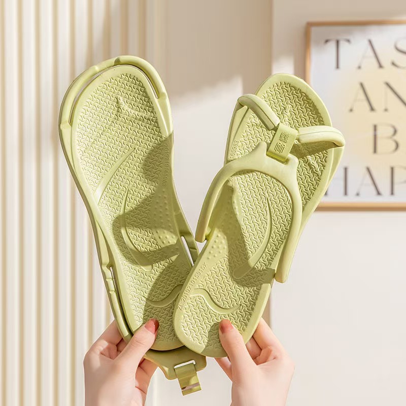 Foldable Travel Slippers Unise - Flip Flop Beach Men recension och pris