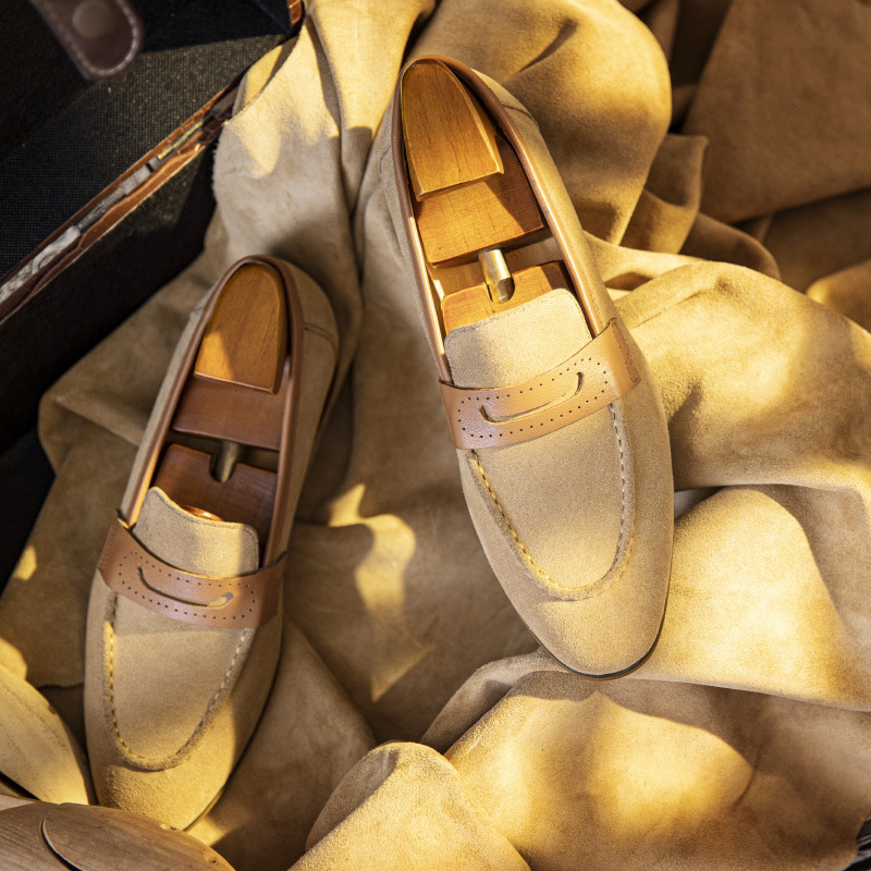 Best Suede Leather Men Loafers - Men'S Shoes Drivers recension och pris
