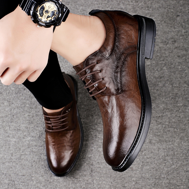 Leather Casual Elevator Shoes  - Men Shoes Boss recension och pris