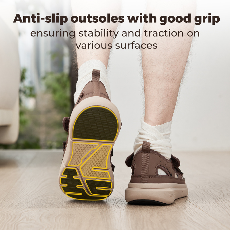 Summer Men'S Sandals Widened D - Men'S Shoes Plantar Fasciitis recension och pris