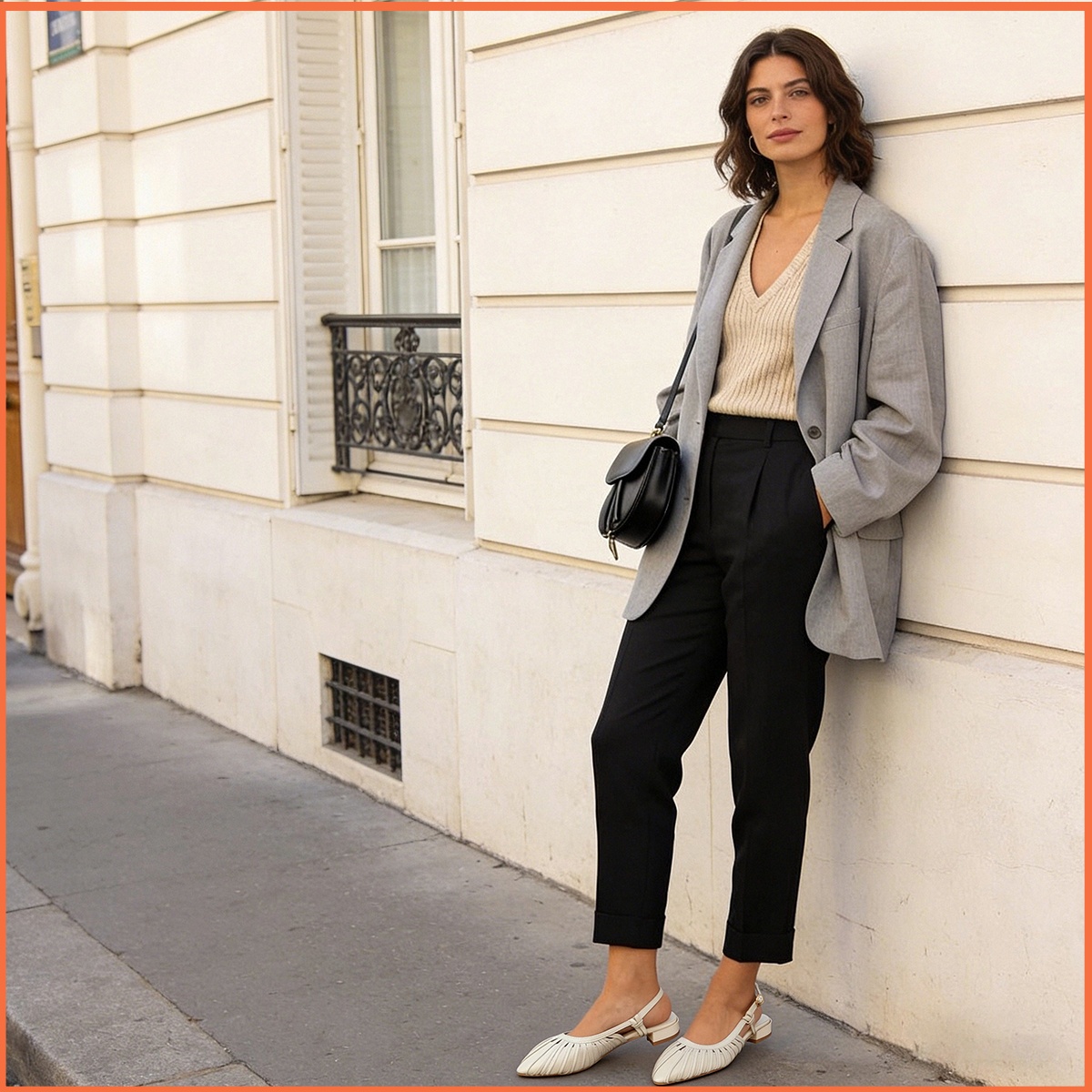 Elegant Pointed Toe Slingback  - Dress Shoe Pointed recension och pris
