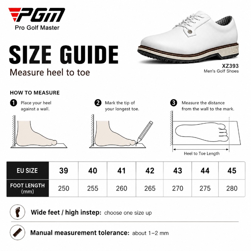 PGM Men's Waterproof Golf Shoe - Men Shoes Eu To Us recension och pris