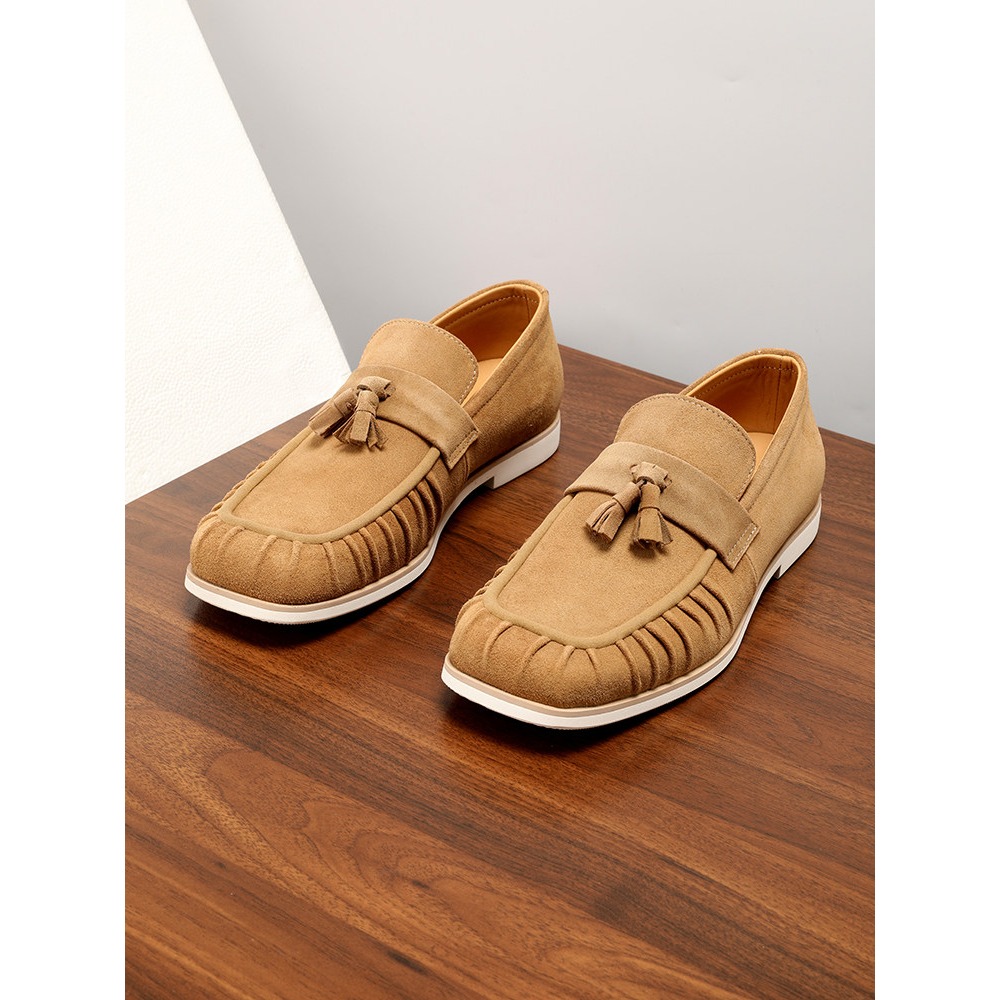 Genuine Leather Tassel Suede S - Men'S Shoes Drivers recension och pris